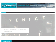 Tablet Screenshot of myvenicelife.com